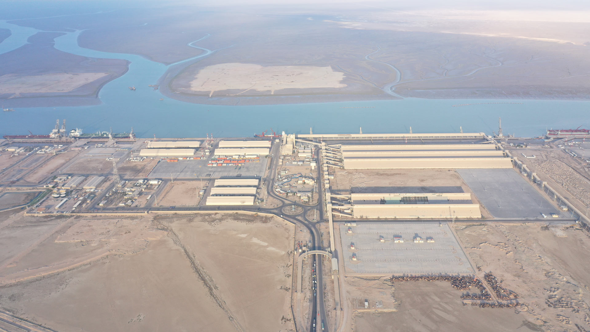 Oil Terminal Sky View